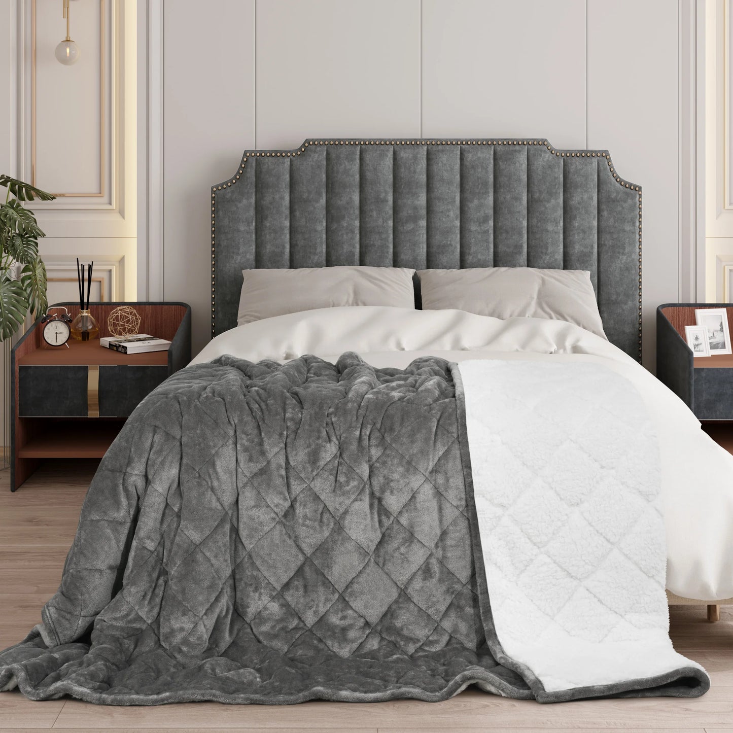 SomnaSoft – Premium Schwerkraftdecke mit Tiefenentspannungseffekt