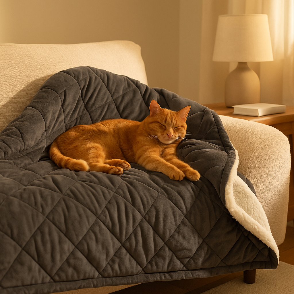 SomnaSoft – Premium Schwerkraftdecke mit Tiefenentspannungseffekt