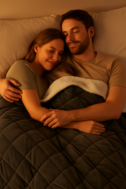 SomnaSoft – Premium Schwerkraftdecke mit Tiefenentspannungseffekt